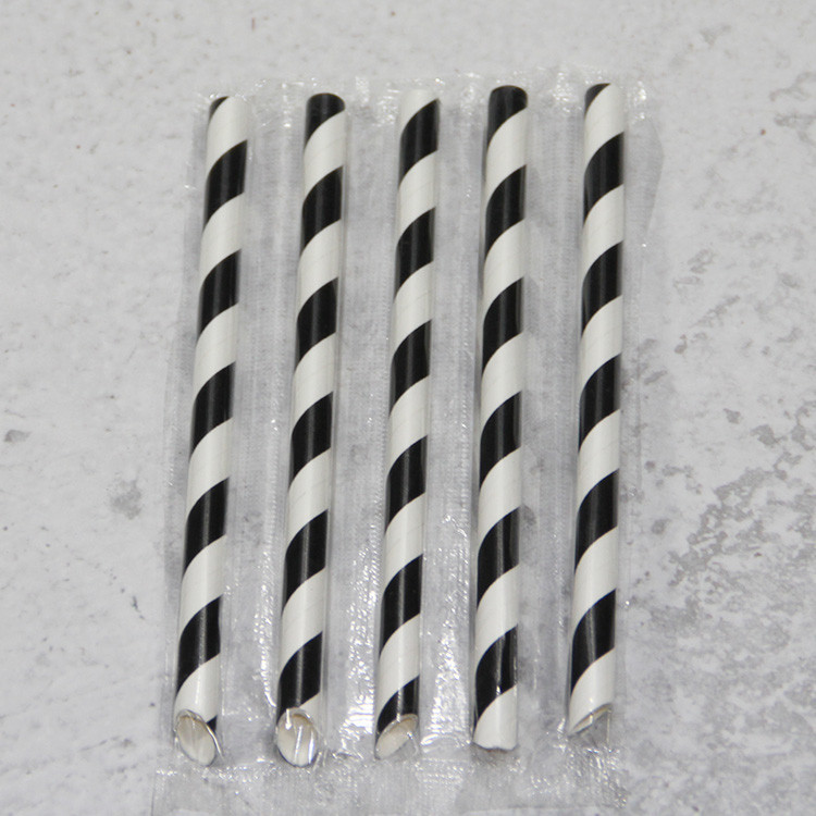 Striped Paper Straws