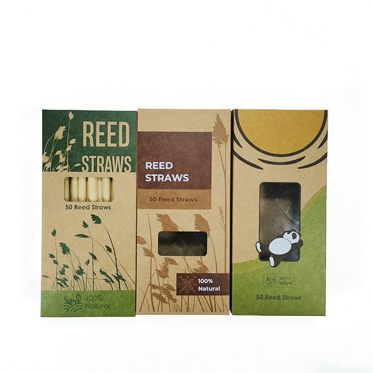 Kraft box reed straws