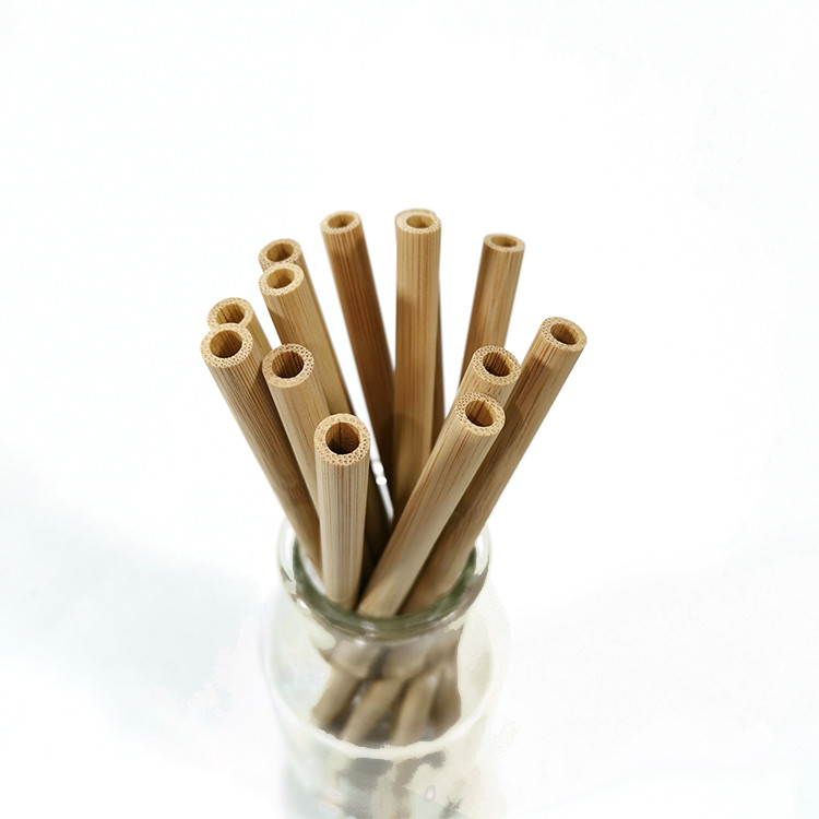 yellow bamboo straw