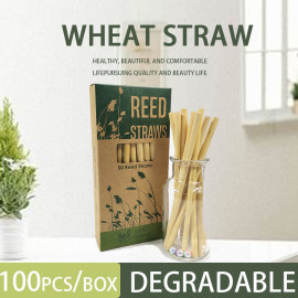 Custom Reed stem natural plant disposable reed straws factory