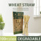 Custom Reed stem natural plant disposable reed straws factory