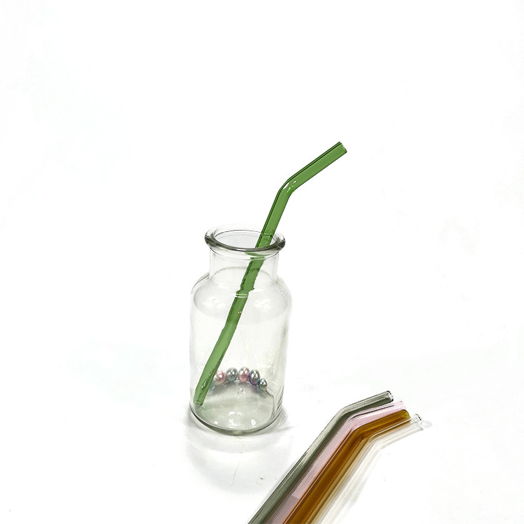 green glass straw