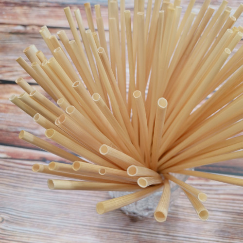 100pcs 4mm natural health  safe long  organic wheat drinking straws