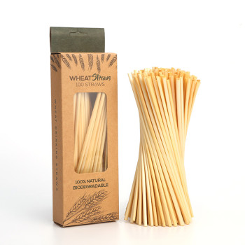 100per Box 5mm natural health and environmental wheat straws