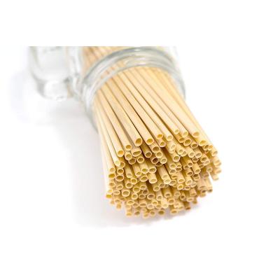 5mm natural health degradable wheat drinking straws for sale