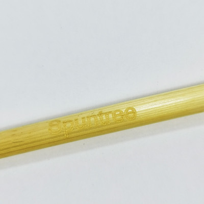 Spuntree 4mm Laser engraving custom wholesale handmade organic reusable natural wheat straw