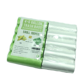 Biodegradable corn starch garbage bags compostable trash bag