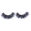 Nuevo estilo de moda grueso rizado reutilizable Wispy Real Mink Lashes para maquillaje de mujer