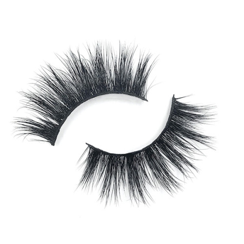Best selling Layered Effect 3D  Mink Lashes Strip Glitter Custom Packaging For Fashion