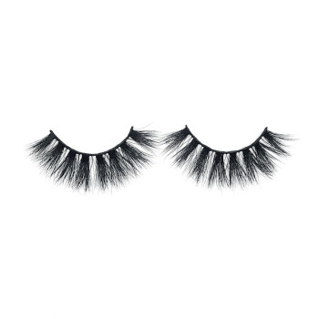 Oem Messy Private Label Mink Eyelashes With Free Eyelashes Tweezer