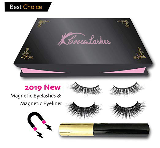 What are magnetic lashes with eyeliner?