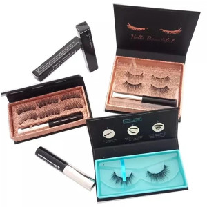 Traditional  Smudge Resistent Magnetic Eyelashes Magnetic Eyeliner Easy To Wear