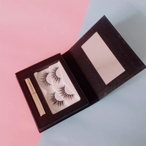 Factory Price Oem 100% 3D Mink False Magnet Eyelashes