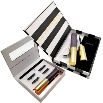 Private Label Reusable Liquid  Magnetic Eyeliner And Lashes For Strip Lashes