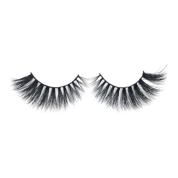Handmde Wispies Natural False Eyelashes Mink With Lashes Curler