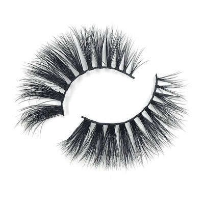Handmde Wispies Natural False Eyelashes Mink With Lashes Curler