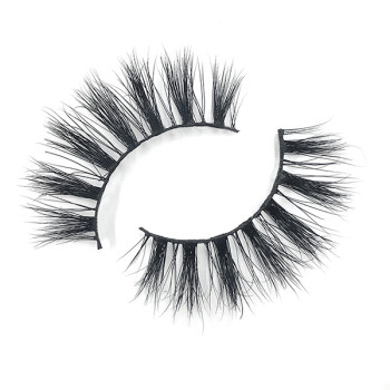 Wholesale Flurry Volumn  Brand Name Mink Strip Eyelashes With Eyelash Tweezers
