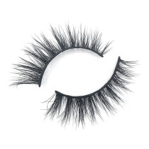 Real Premade Glitter Mink Strip Eyelashes Wholesale For Eye Makeup