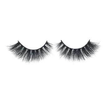 100% Real Reusable 3D Fake Mink Hair Eyelashes With Eyelash Curler