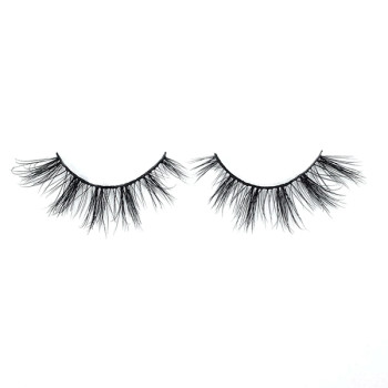 100% Handmade Private Label Strip Wispies Eyelashes With Eyelash Curler Tool