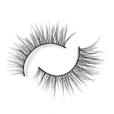 Qingdao Strip Eyelashes 100% 3D Mink Eyelashes Vendor And Custom Box