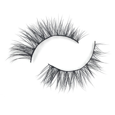 Wholesale Strip Brand Name 100% Siberian Mink Fur Eyelashes Bulk With Custom Packaging