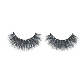 Oem Private Label Eyes Real Hair Real Mink Fur Eyelashes Square Eyelash Packaging With Window