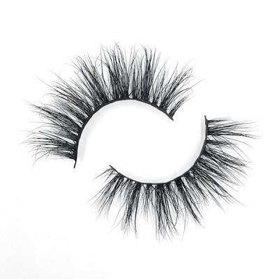 Natural Beauty Strip Mink Eyelashes Private Label False Eyelashes Supplies