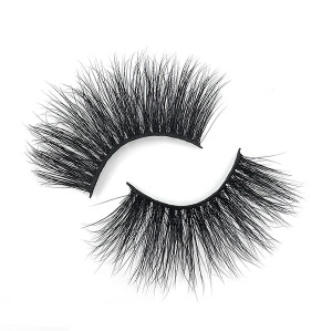 25mm Mink eyelashes vendor wholesale top quality 3D fluffy mink eyelashes and custom packaging box with private logo