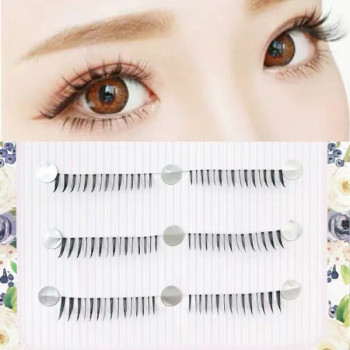 Natural Handmade Under Lashes False Eyelashes Lower Bottom Eye Lashes