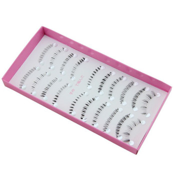 New 10 Pairs Handmade Bottom Lower False Eyelashes Fake Eye Lashes Black Lower Eyelashes