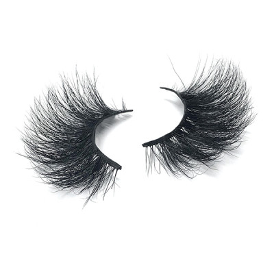 Online Wholesale Lightweight 3D Mink Lashes 5D 25mm Eyelashes with Free Plastic Magnetic Box