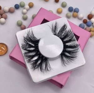 Private Label Beautiful Girl Cotton Band 5D Mink Eyelashes For Party