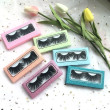 Natural Look Classic Decorative Eyelashes Package Box With Eyelash Tweezer