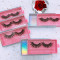 Hot Selling Real Siberian Strip Mink Eyelashes 3D For Woman Natural Look
