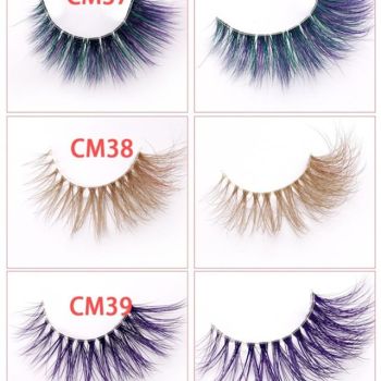 2021 new arrivals 3d mink eyelashes colorful eyelashes wholesale lash wholesale bestsellers black lashes 25mm 28mm lashes