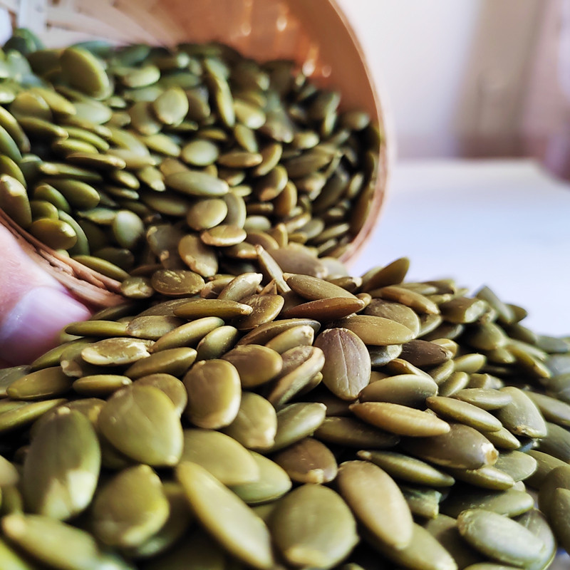 dried pumpkin seed kernels