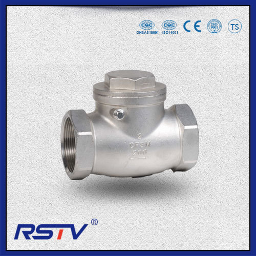 Stainless Steel Thread ends Swing Type Check Valve