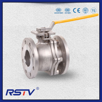 DIN F4/F5 Two Piece Flanged Floating Ball Valve