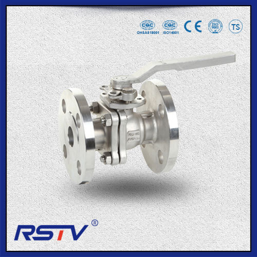 Two Piece JIS10K Floating Flanged ends Ball Valve