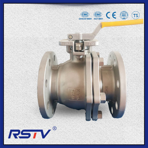 Two Piece JIS10K Floating Flanged ends Ball Valve