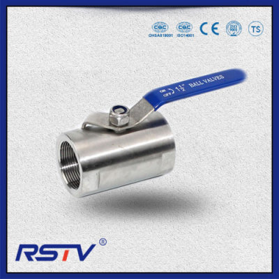 1PC Forged Steel Floating Screwed ends Reduce Port Ball Valve