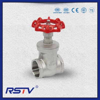 Threaded ends 200PSI Stainless Steel Gate Valve