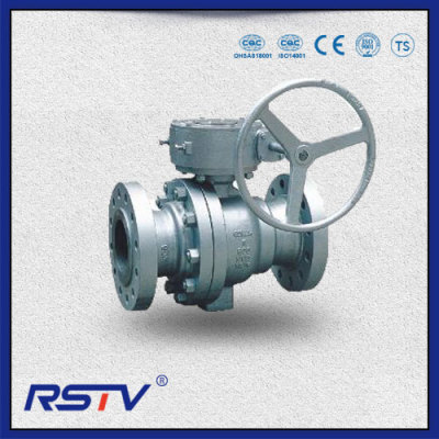 2-Piece Trunnion Mounted Soft Seated Flanged ends Ball Valve