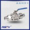 3 Way T/L Port Stainless Steel Floating Ball Valve