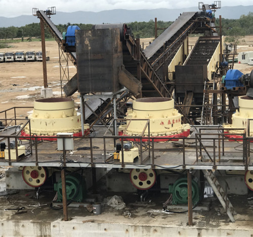 Symons cone crusher S240 standard with 350-600tons per hour high performance