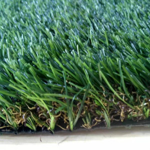 Comfortable feeling synthetic lawn with C shape yarn