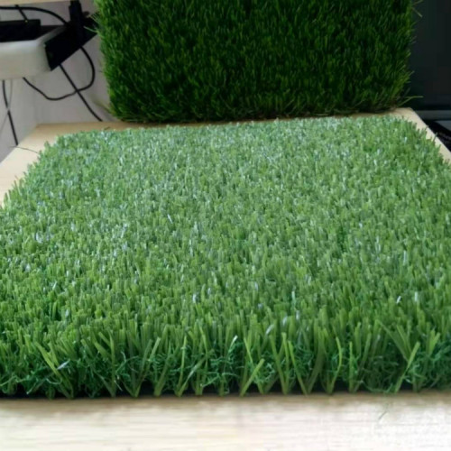 High density artificial lawn with 3 tones for landscaping