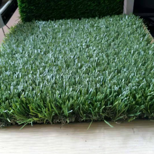 S shape good quality synthetic grass for landscaping and recreation