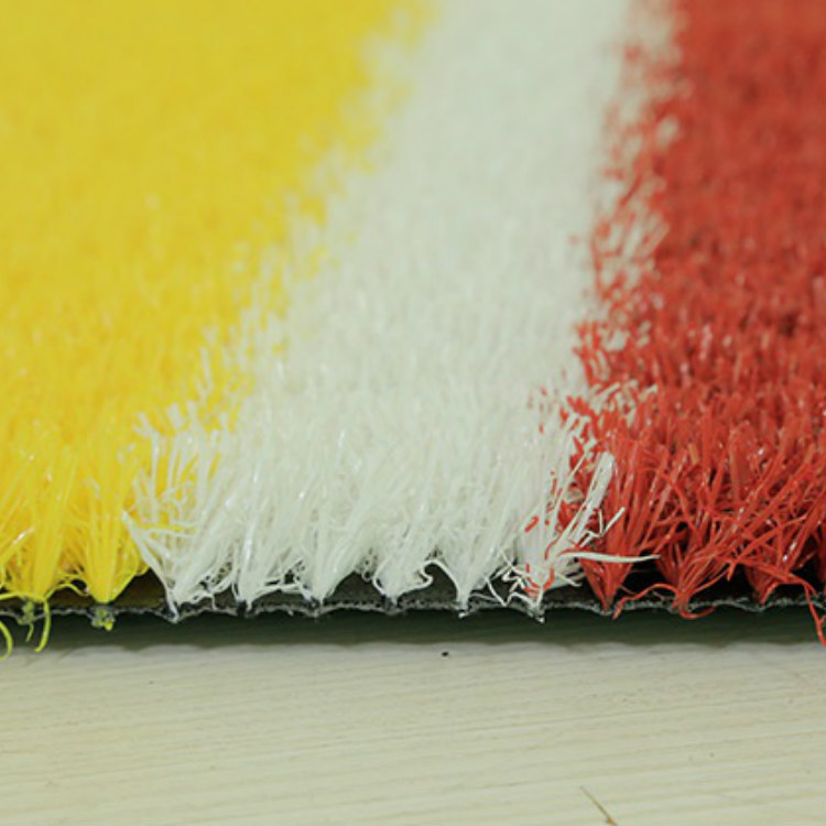Rainbow artificial turf for playground